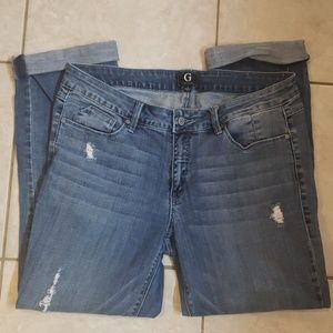 EEUC G by Giuliana crop boyfriend jeans 12